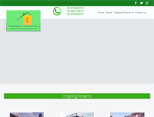 Tablet Screenshot of chaudharyconstruction.com